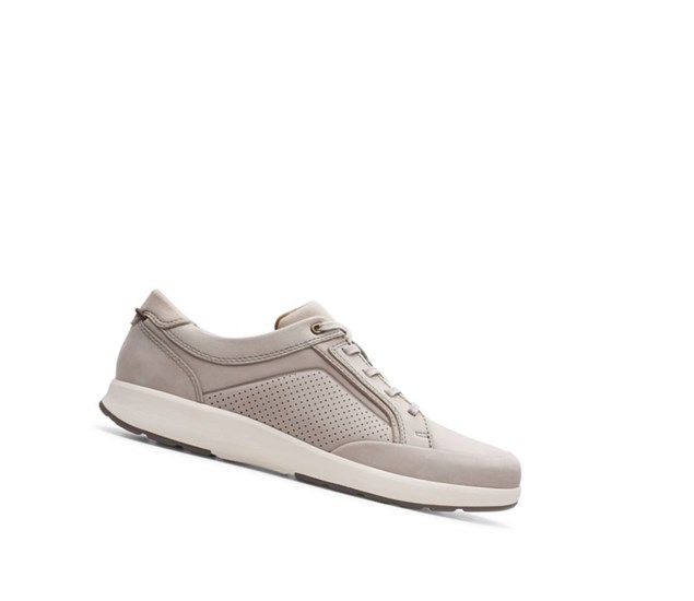 Trampki Clarks Un Trailowe Form Nubuck Zamszowe Męskie Złote | KGQMXF129