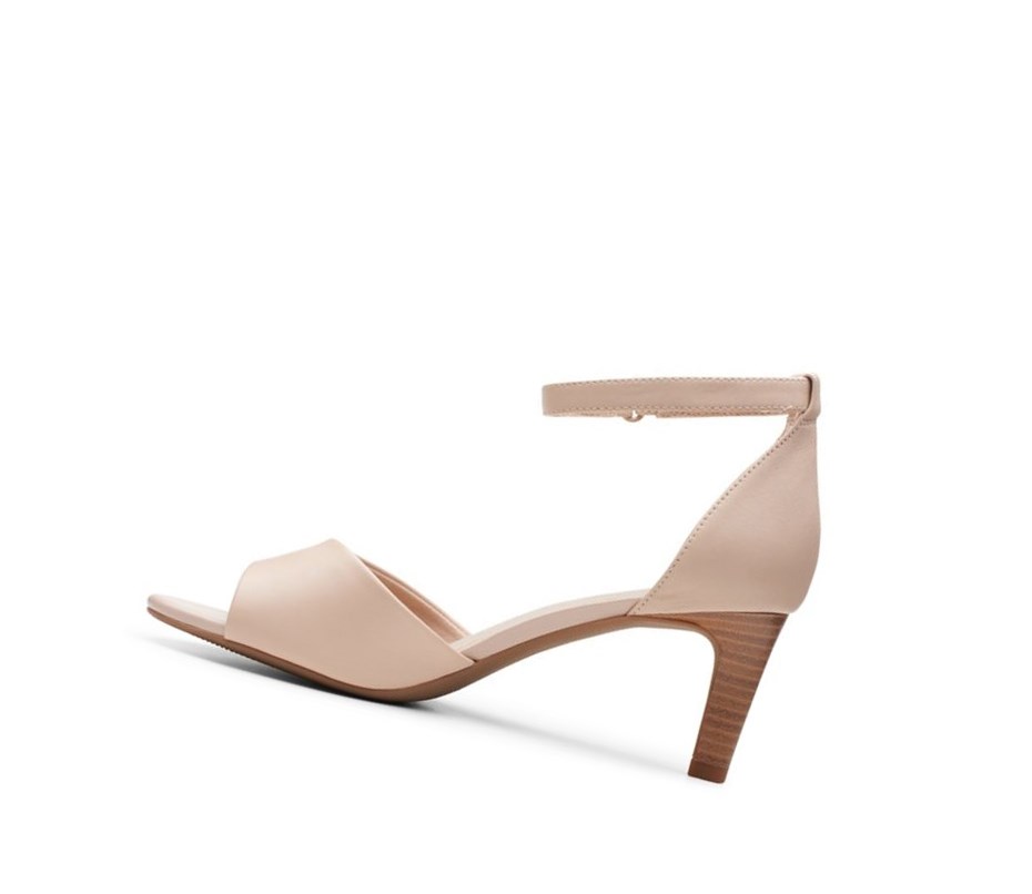 Botki Na Obcasie Clarks Alice Greta Skórzane Damskie Skin | ZKDMAC024