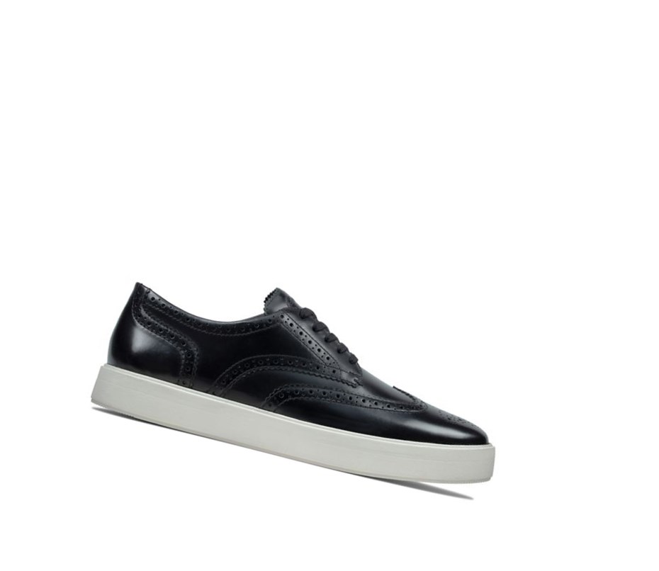 Buty Brogue Clarks Hero Limit Skórzane Męskie Czarne | PXBQCY630