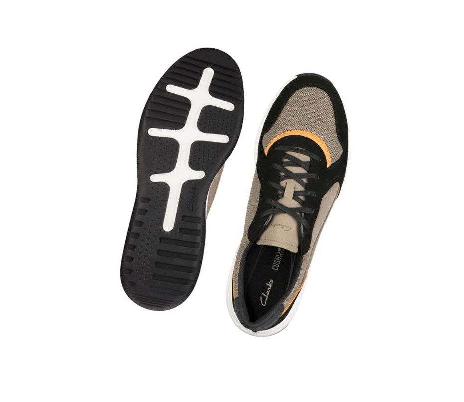 Buty Codzienne Clarks Sift Speed Tekstylne Męskie Oliwkowe | BVDOHP835
