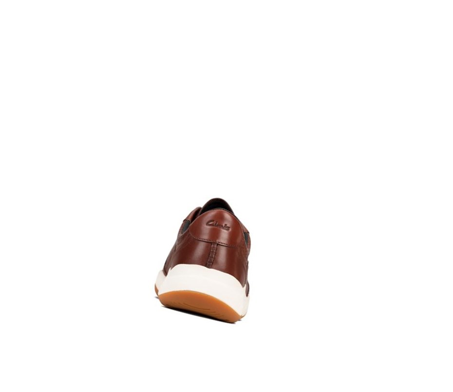 Buty Skórzane Clarks Sift Speed Skórzane Męskie Brązowe | GJWUMB698