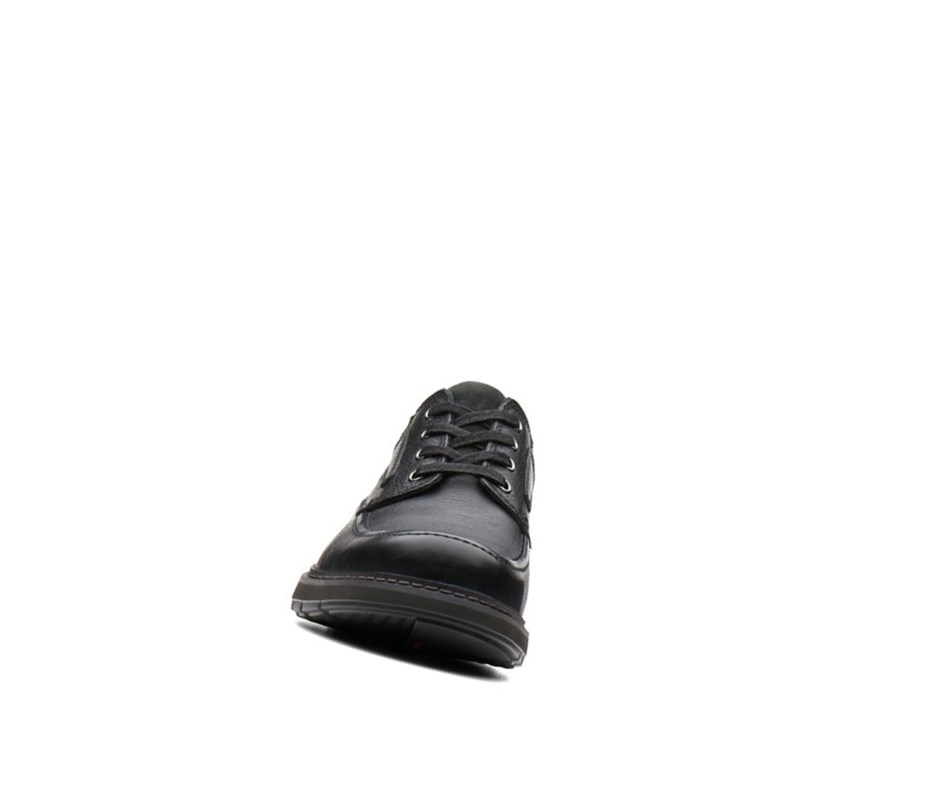 Buty Skórzane Clarks Un Ramble Koronkowe Skórzane Męskie Czarne | ZVRIHA759