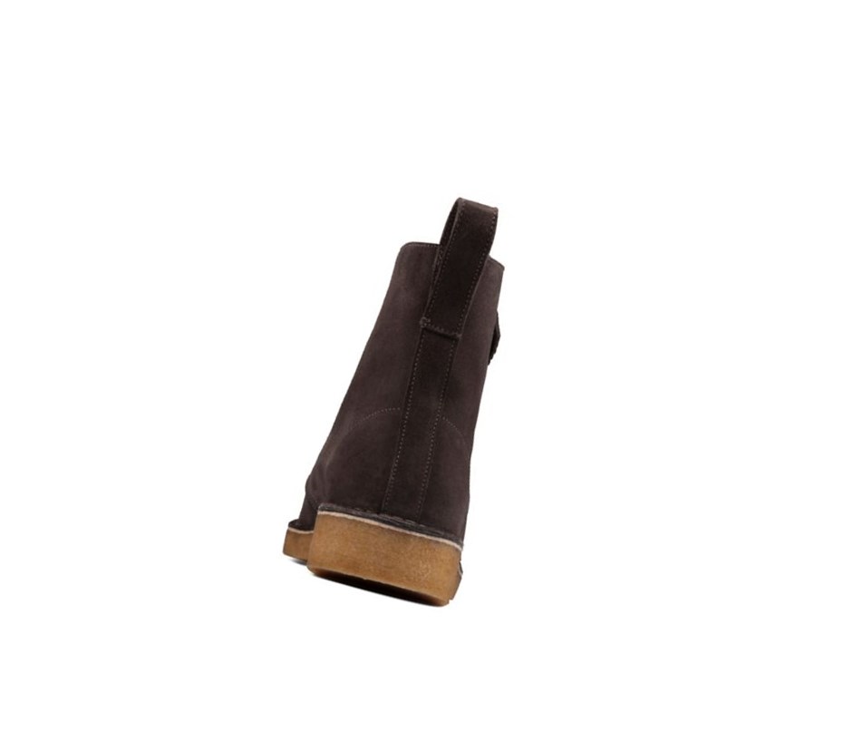Pustynne Buty Clarks Mali 2 Skórzane Męskie Ciemny Szare | JUFNXS319