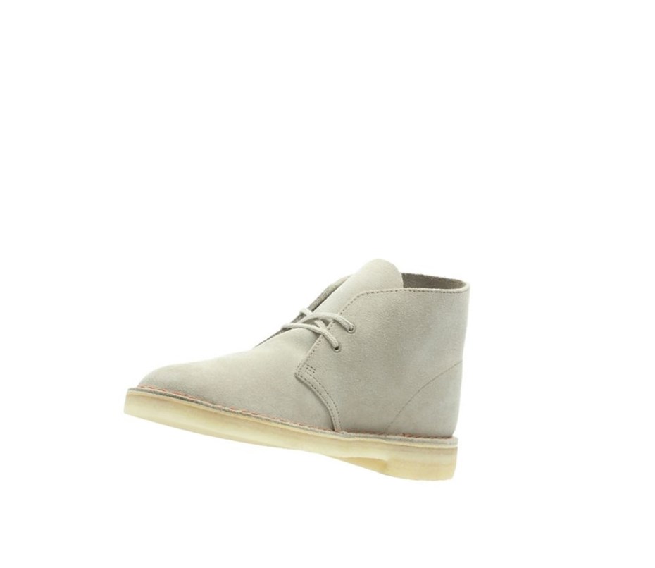 Pustynne Buty Clarks Oryginalne Zamszowe Męskie Beżowe | NQOVXZ365