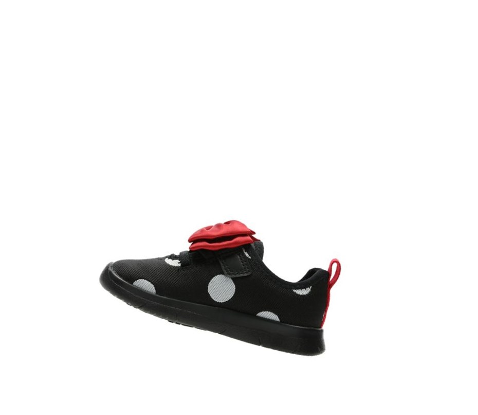Trampki Clarks Ath Bow Dziewczynka Czarne | ZOLYAS687