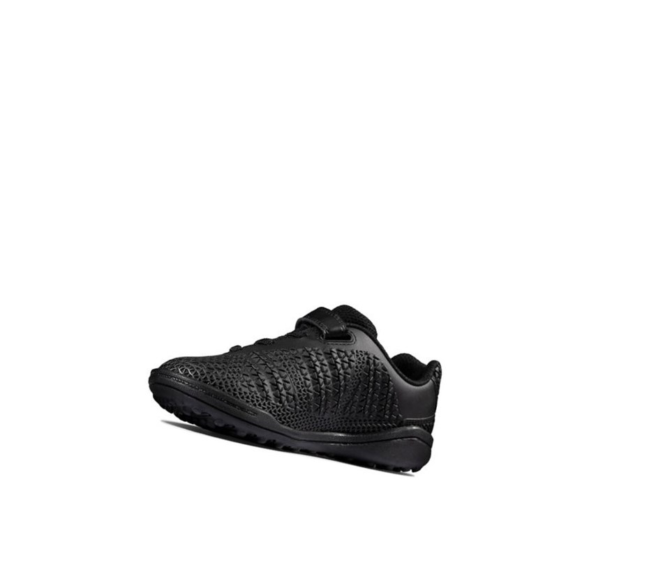 Trampki Clarks Award Swift Chłopięce Czarne | HKJIUD609