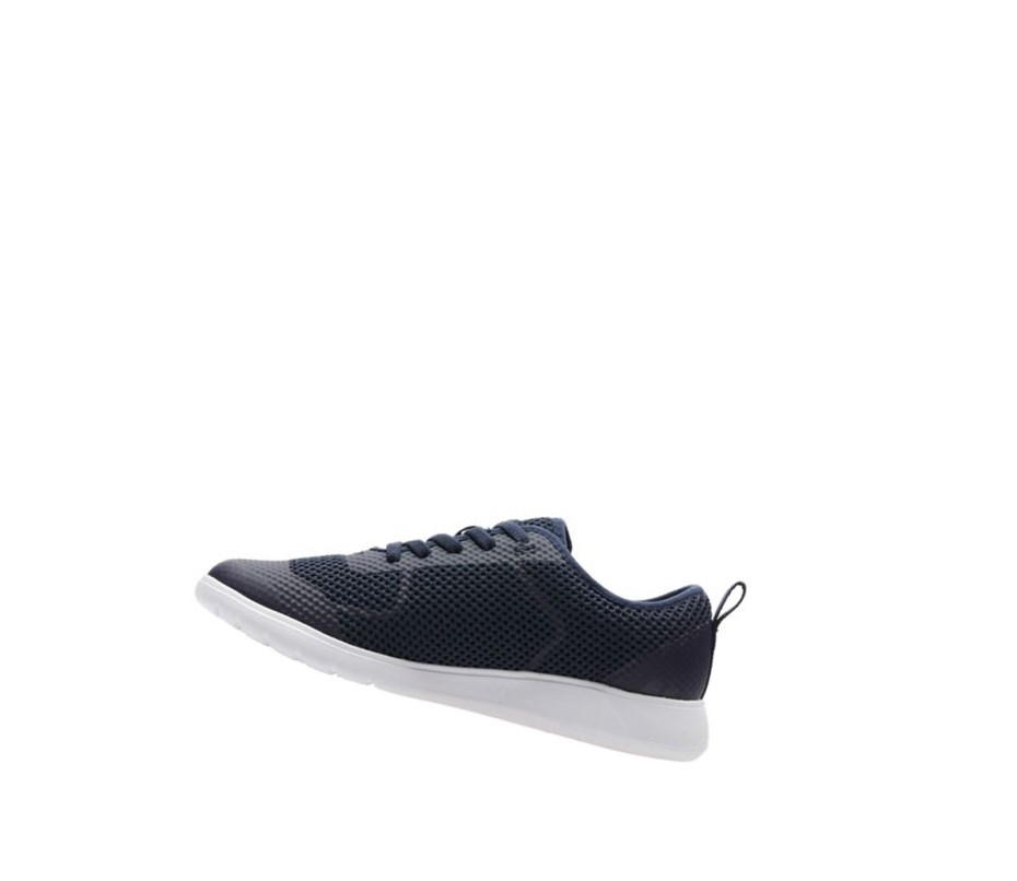 Trampki Clarks Scape Soar Syntetyczna Chłopięce Granatowe | IDCWVN921