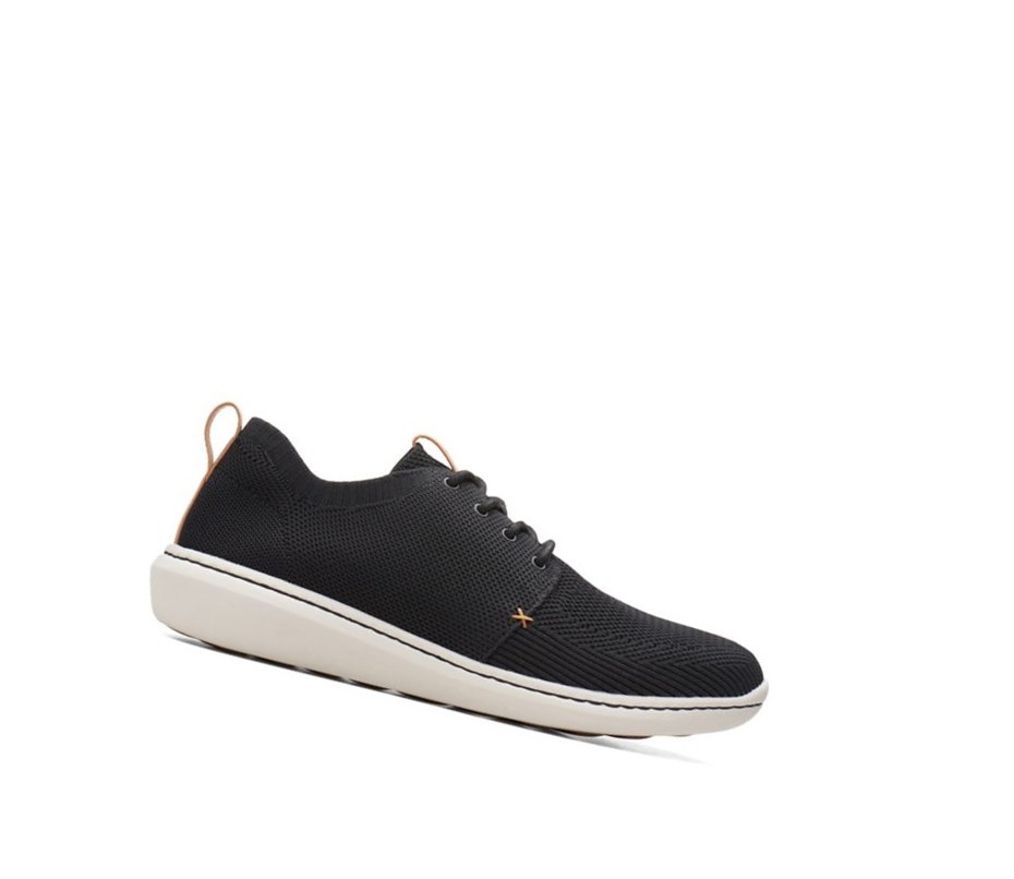 Trampki Clarks Step Urban Mix Męskie Czarne | QNLKTI274
