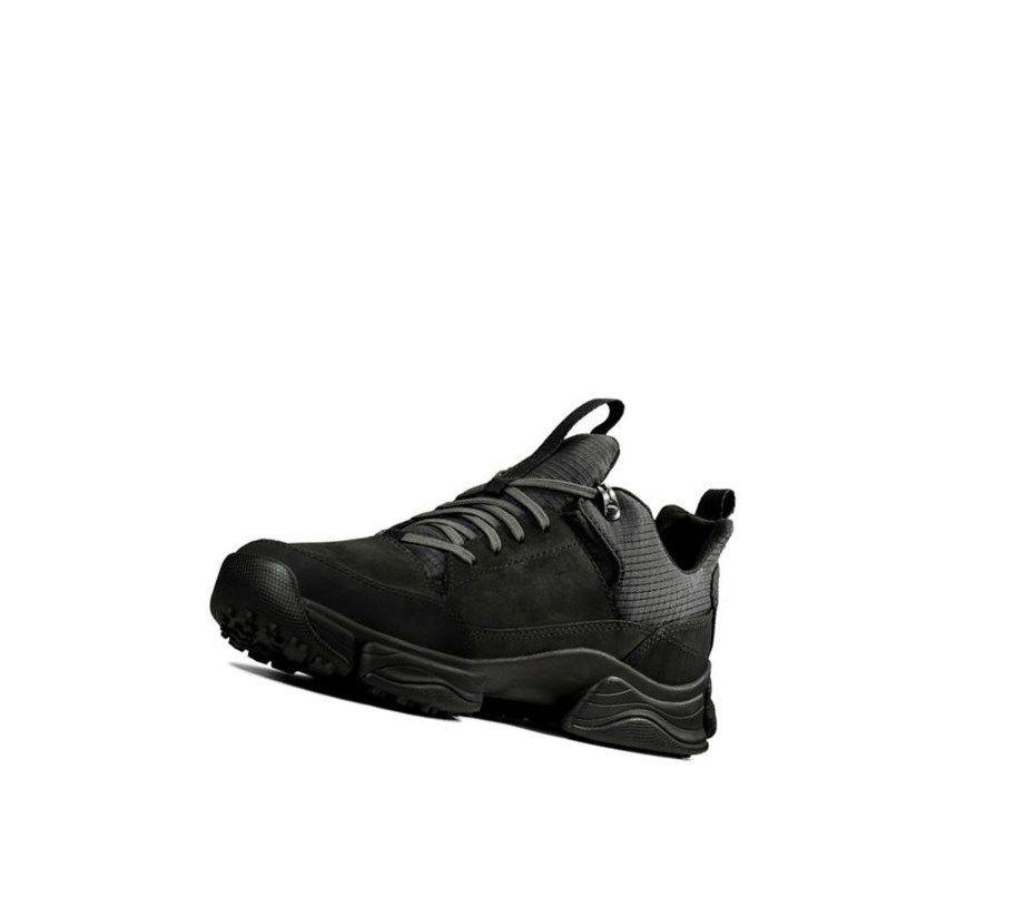 Trampki Clarks Tri Path Walk Tekstylne Męskie Czarne | SXEGON962