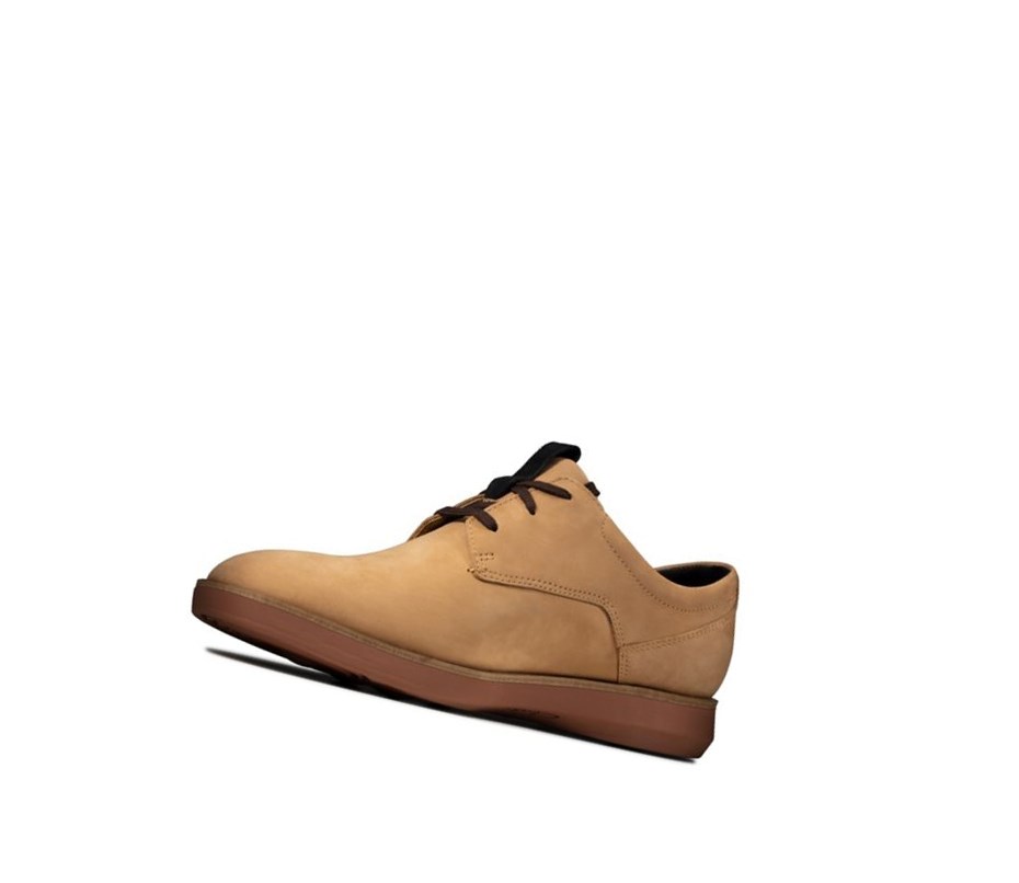 Trampki Na Co Dzień Clarks Banwell Koronkowe Nubuck Męskie Głęboka Brązowe | QCNROH846